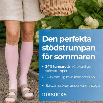 Delasocks tunn stödstrumpa