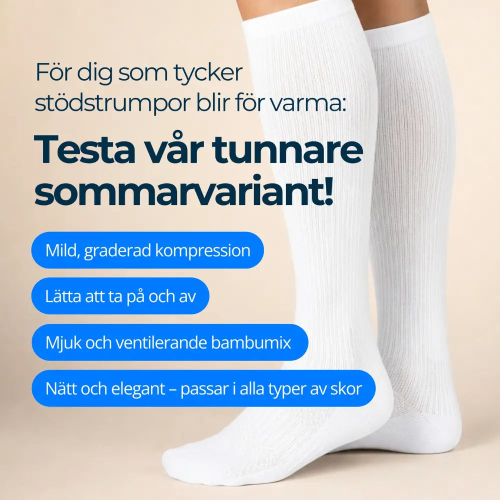 Delasocks tunn stödstrumpa