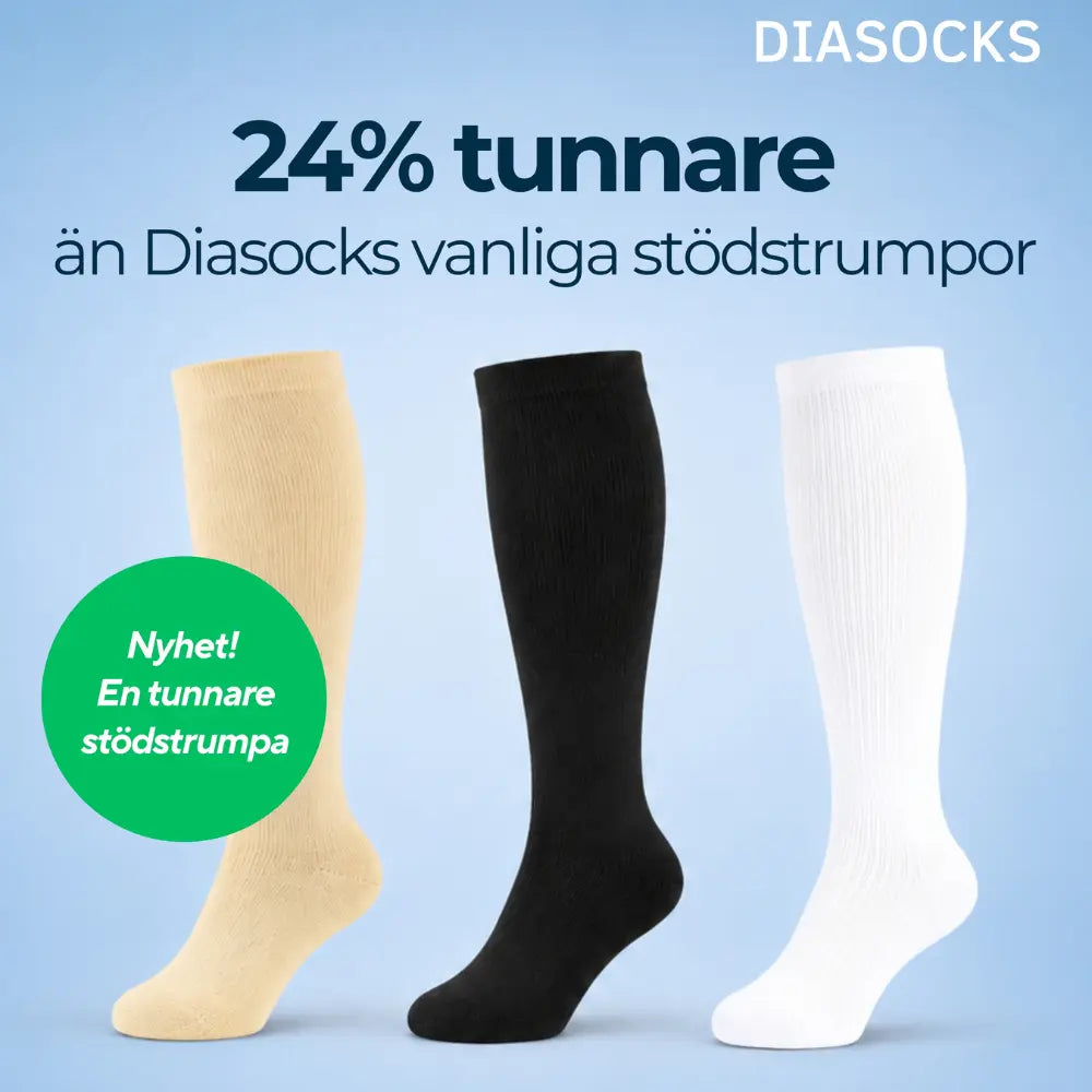 Delasocks tunn stödstrumpa