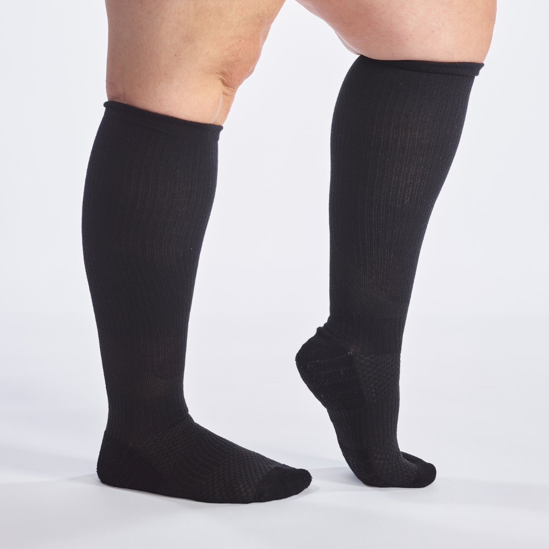 Delasocks Bred Stödstrumpa (12–15 mmHg)