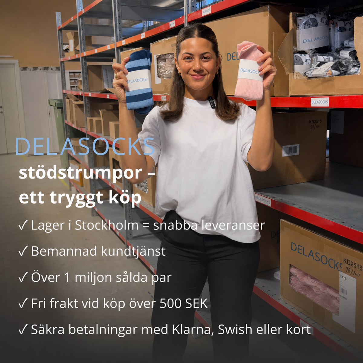 Delasocks Stödstrumpor